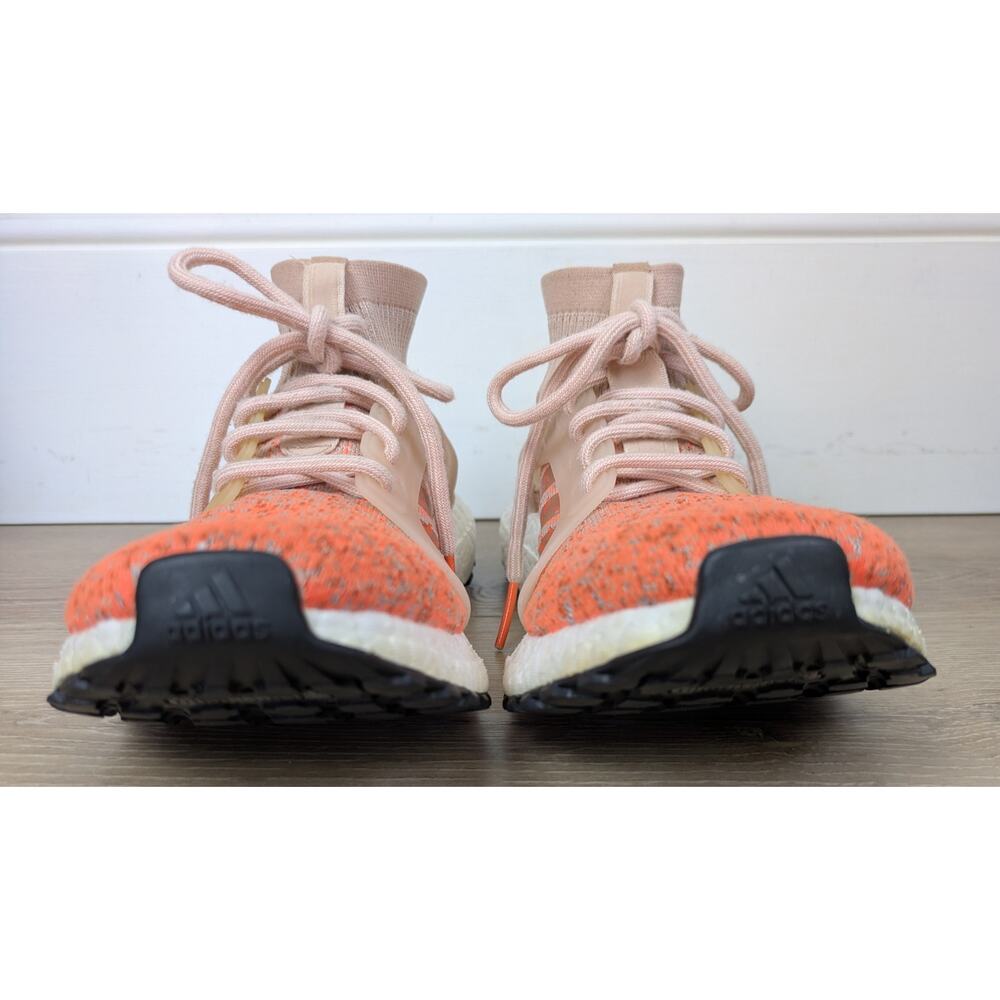 Adidas Womens Ultraboost X All Terrain LTD 8.5 Orange Pink Running Primeknit - Picture 6 of 10